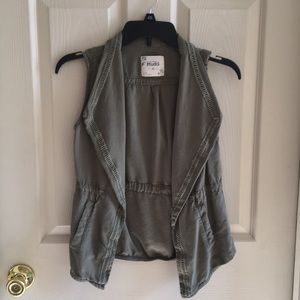 Olive Green Vest